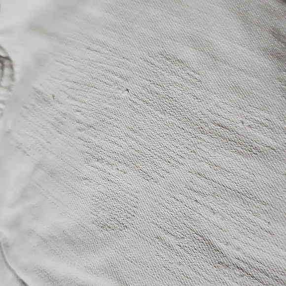 All Saints White Distressed Textured Low Waisted Skinny Jeans Size 28x34 - Picture 5 of 8